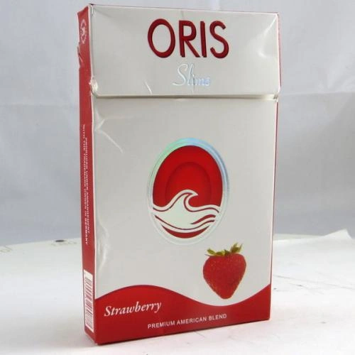 บาร์โค้ดและรายละเอียดผลิตภัณฑ์ Oris Cherry Slims นำเข้าจากเยอรมนี สีแดงสดใส