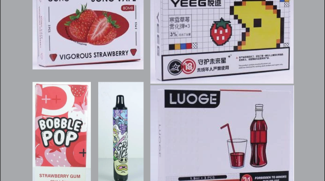 A collection of e-cigarette devices