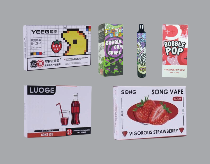 A collection of e-cigarette devices