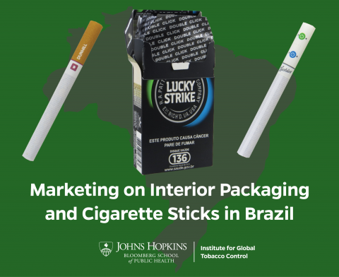 Marketing on Interior Packaging and Cigarette Sticks in Brazil